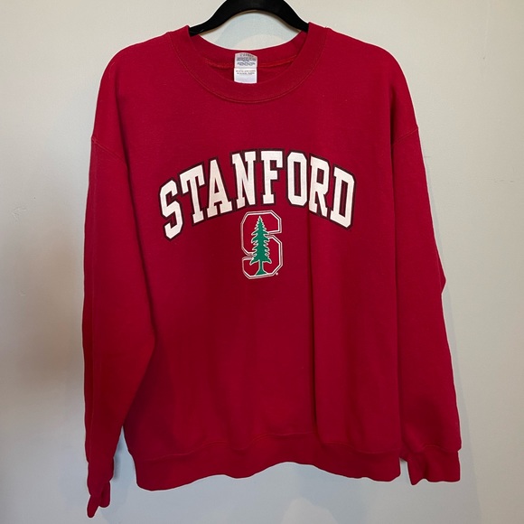 Gildan Other - Stanford Red Crewneck Sweatshirt UNISEX LARGE